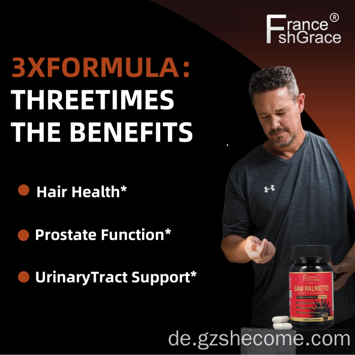 Saw Palmetto -Kapseln Prostatagesundheit sah Palmetto -Kapseln